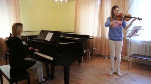 Ария   Беспечный ангел кавер на скрипке пианино