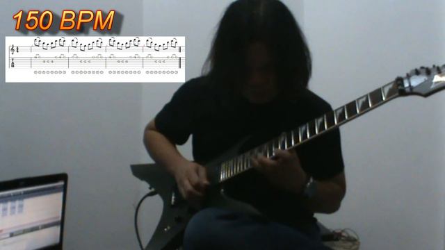 Guitar Lesson 3 : String Skipping  shred 