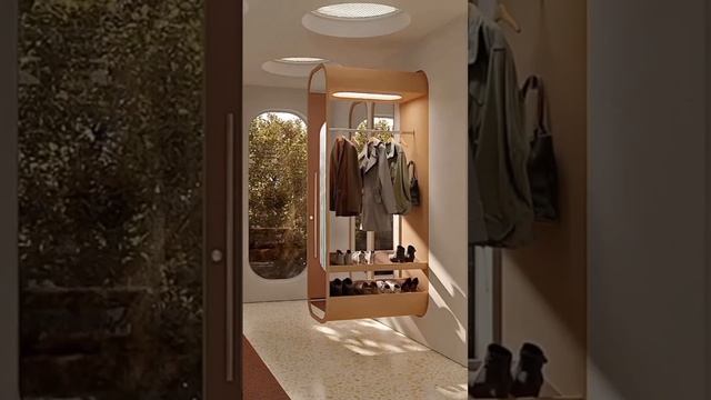 Стильная выдвижная система хранения вещей. #интерьер #дизайн #ремонт #шкафы #мебельдлядома #дом смотреть онлайн