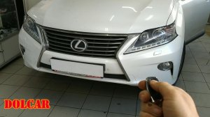 Откидной номер на Lexus RX / Лексус