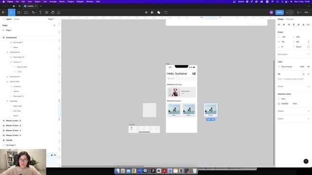Как применять auto layout, компоненты и стили в Figma начинающим, на простых примерах. смотреть онлайн