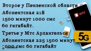 Скрытые тарифы МТС с самой низкой абонентской платой. Часть 2