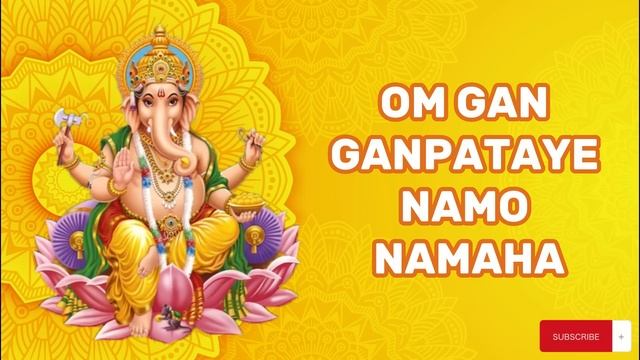 Om Gan Ganpatye Namo Namaha Jap Mantra 180 Times II ॐ गं गणपतये नम: II смотреть онлайн