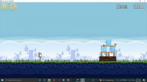 Playing OG Angry Birds 2009