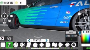 Как сделать красивый винил FALKEN на Ford Mustang в Car Parking Multiplayer.
