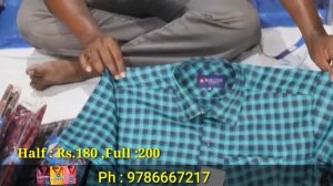 Rs.75 முதல் Wholesale Shirts ,pants and Jean's