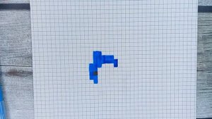 Как нарисовать дельфина по клеточкам / Поэтапно легко и просто / Рисунки по клеточкам Лайк АРТ