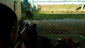 СКС пристрелка коллиматора  Holosun HS 403A (часть 2).