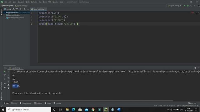 Python Type Conversion and Type Casting | Python - Datatype Conversion and Type Casting