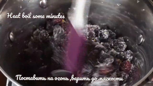 Пирог с ягодным суфле..Пирог с шелковицей...Pie with Berries.. смотреть онлайн