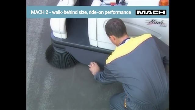 Вакуумная подметальная машина с сидением MACH 2