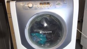 Review and Demonstration of Hotpoint Aqualtis Washer dryer AQM8F49U 8kg wash 6kg dry