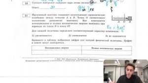Пружинный маятник совершает незатухающие гармонические колебания между точками А и В - №27829