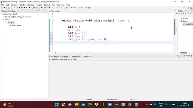 #1. Java Introduction  - Part 1