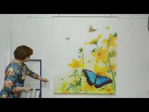 ВЕРТИКАЛЬНЫЕ ЖАЛЮЗИ С ФОТОПЕЧАТЬЮ "ЦВЕТЫ"