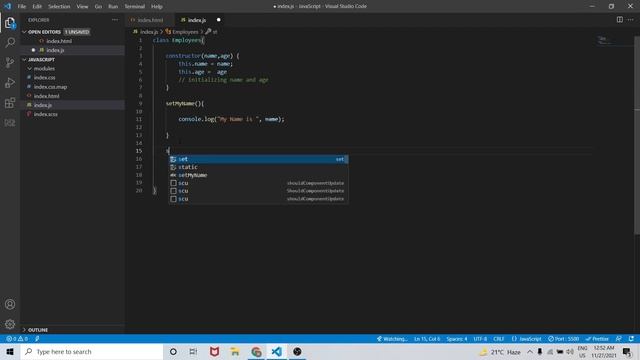 Classes In JavaScript | How to write class in JavaScript? JavaScript tutorial |  es6 | NSCODE