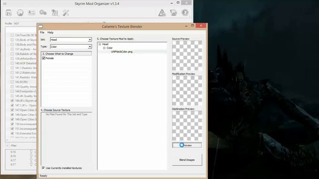 Skyrim Mod UNP(cbbe) body texture blender tutorial