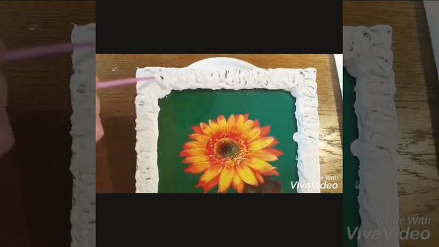 Фоторамка своими руками. Поделка из шпаклевки. DiY. смотреть онлайн