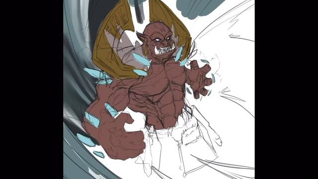 Orc time lapse Blizzard style. My production смотреть онлайн