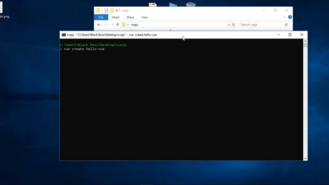 #11 Vuejs- install Vue Cli & create a new project
