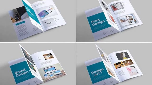 Brochure Design: InDesign Portfolio Template смотреть онлайн