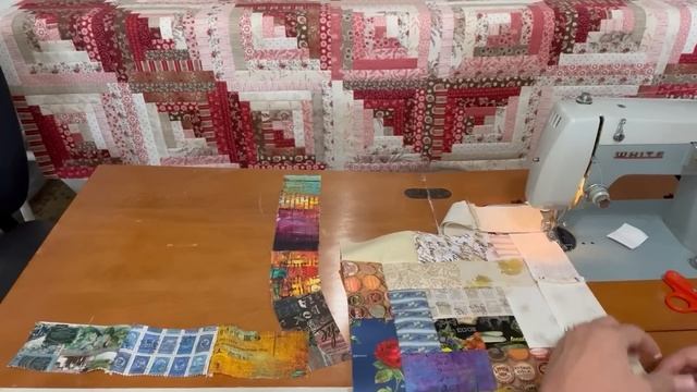 Americana Quilting - Goldilocks Log Cabin Chip Quilt