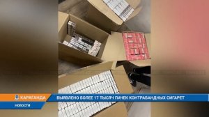 Выявлено более 17 тысяч пачек контрабандных сигарет