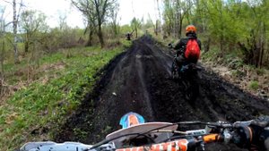 Грязные Эндуро покатушки | Упал в грязь | Авантис 250 - тест драйв китайских мотоциклов