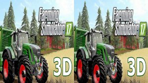 Farming Simulator 17 3D video SBS VR box google cardboard