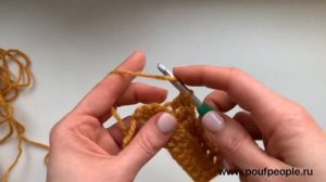 Шапка-снуд: два в одном. Вяжем бафф крючком. Шапка-шарф