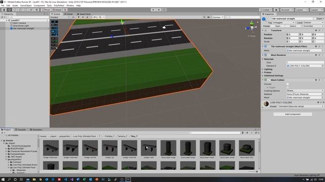 Create a 3D Endless Runner for Mobile: #01 - Project Setup - Unity Tutorial / Guide, Indie Devlog