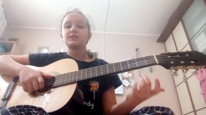 Учу играть на гитаре песню "Метель" группы ДДТ