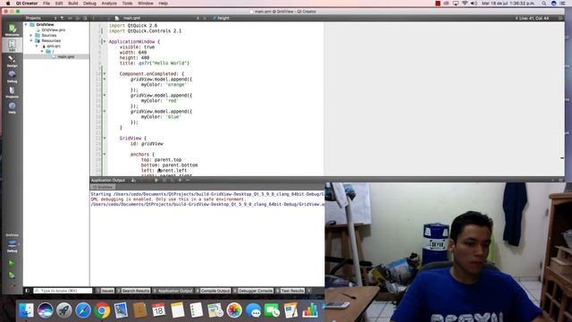 Tutorial Qt Creator - QML - GridView смотреть онлайн