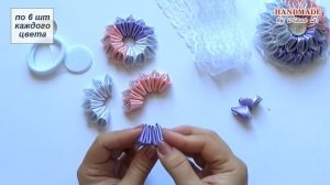 Зефирка. Резинки для волос. Канзаши. МК.  DIY. Kanzashi. Scrunchy.