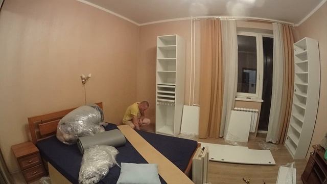 Сборка гардероба Пакс, Икеа. Сборщик мебели IKEA в Москве смотреть онлайн