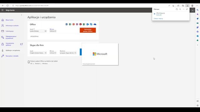 Jak pobrać i zainstalować pakiet Microsoft Office 365 z konta Microsoft? смотреть онлайн