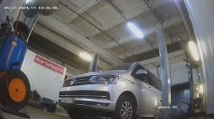 Установка фаркопа на Volkswagen Transporter/Caravelle T6 2017 год. MOTODOR, арт. 92705-FE