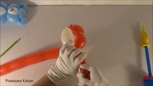 МИШКА ИЗ ШАРИКОВ на цветочке Balloon Animal Bear DIY TUTORIAL