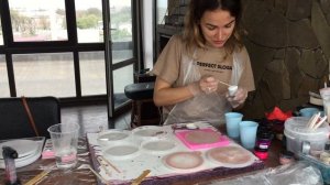 Создание эффектов в эпоксидный смоле. Подстаканники эпоксидной смолой. Техника икринок или вуали.