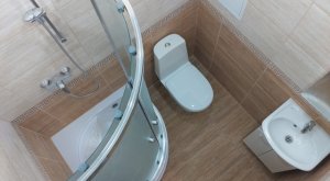 Ремонт в студии. Санузел