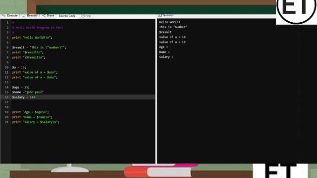 Perl Programming Language Tutorial Sessions - 1 смотреть онлайн