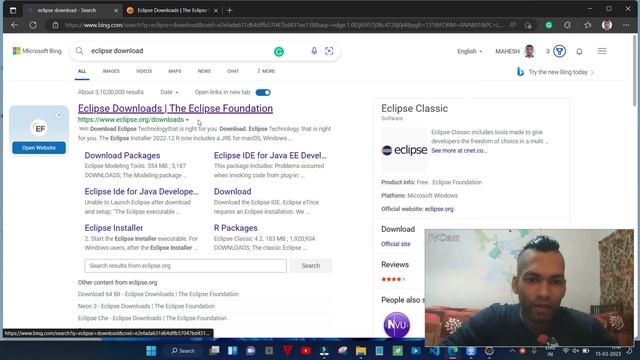 Eclipse IDE INSTALLATION | Eclipse IDE for Enterprise Java and Web Developers - 2022-12 | malayala смотреть онлайн
