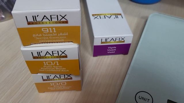 Растяжка цвета. Окрашивание волос.Краситель Lilafix.