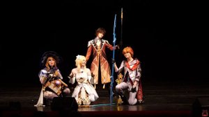 Влияние Геншина (Тарталья, Чжун Ли, Люмин, Лиза, Кэ Цин) (Игровое дефиле) - Тогучи 2021