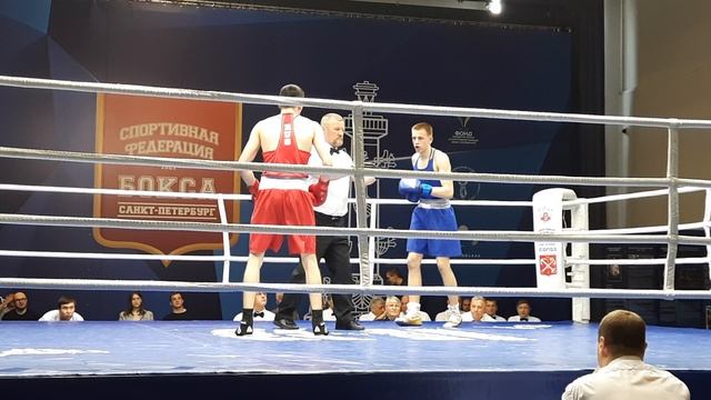 1/2 финала! 67 кг. Исмаилов (КМС) & Кузьмин (КМС) [Бокс! Чемпионат СПБ 2022]