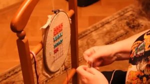 Как вышивать болгарским крестиком , мои доработки