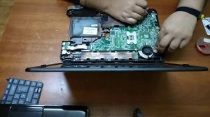 Compaq CQ58 , cleaning and replace thermal paste, ssd.