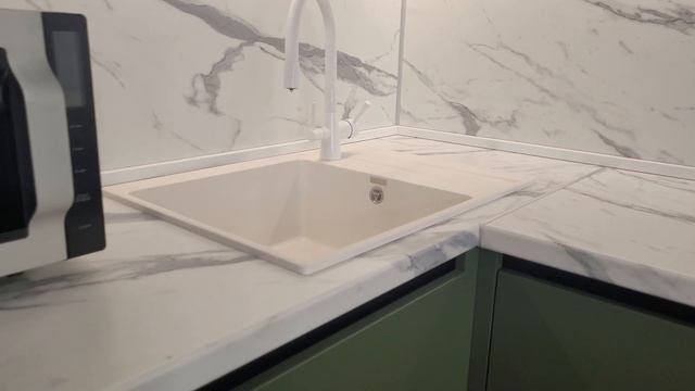 МДФ кухня Софья эмаль матовая для наших клиентов из г. Краснодар смотреть онлайн