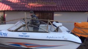 ГРАМОТНО УКРЫВАЕМ ЛОДКУ НА ЗИМУ.mp4