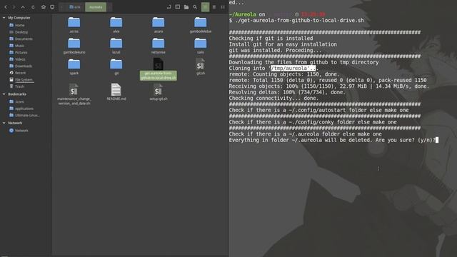 26 how to install aureola conky on your linux system смотреть онлайн